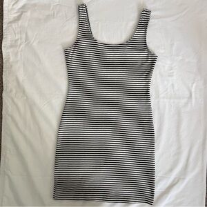 SPARKLE & Fade striped tank dress small